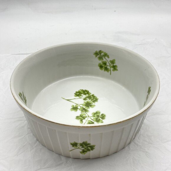 Andrea By Sadek Cookware Set Parsley  7 3/8 & 6” Souffle Casserole Oven To Table - Picture 7 of 16